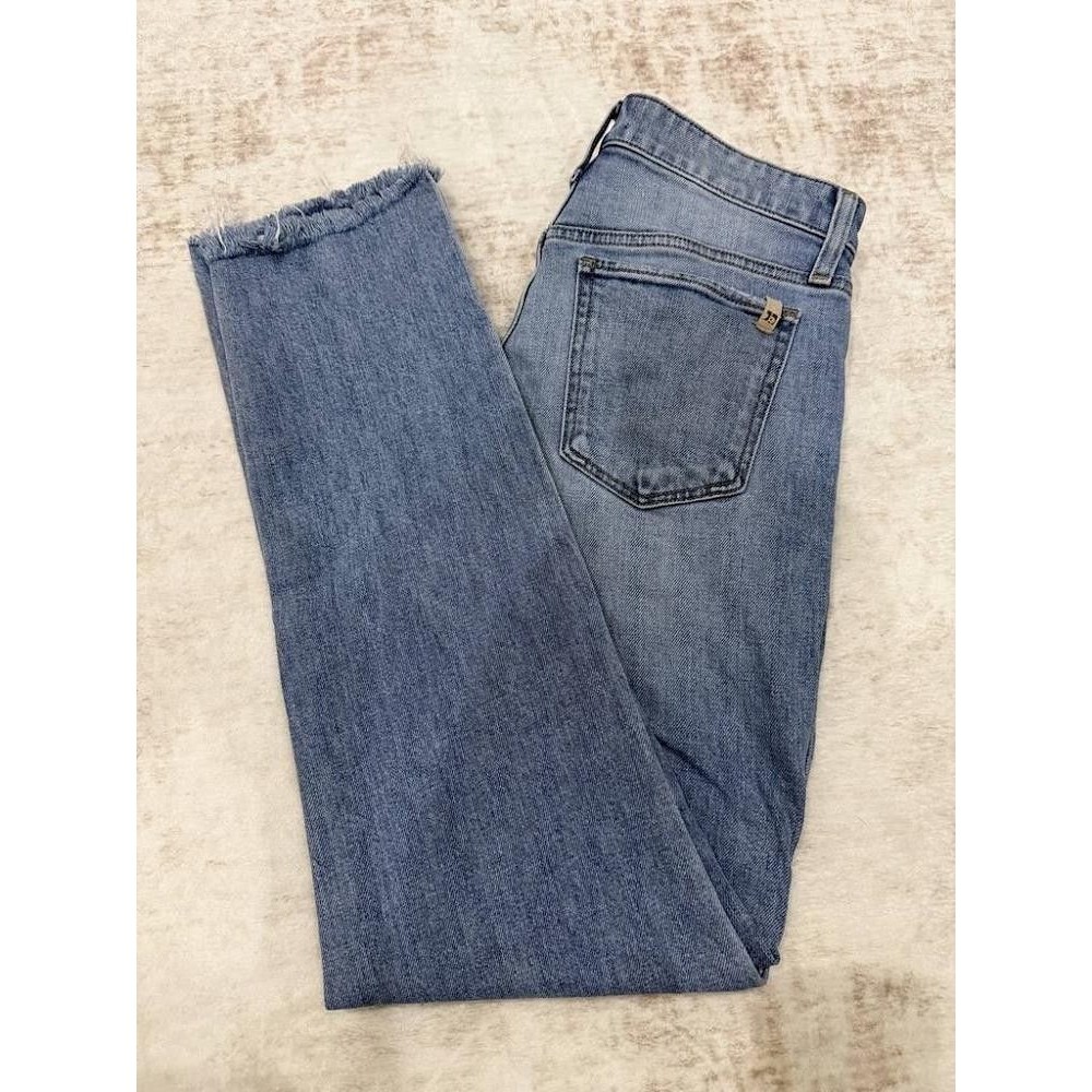 Joe's Jeans The Lara Mid Rise Cigarette Ankle Jeans Womens 28 Raw Hem Charisma